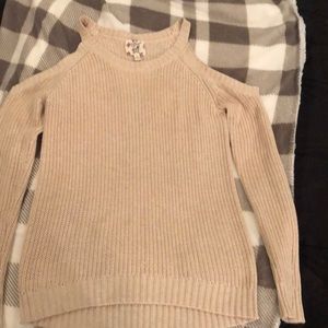 COld shoulder sweater